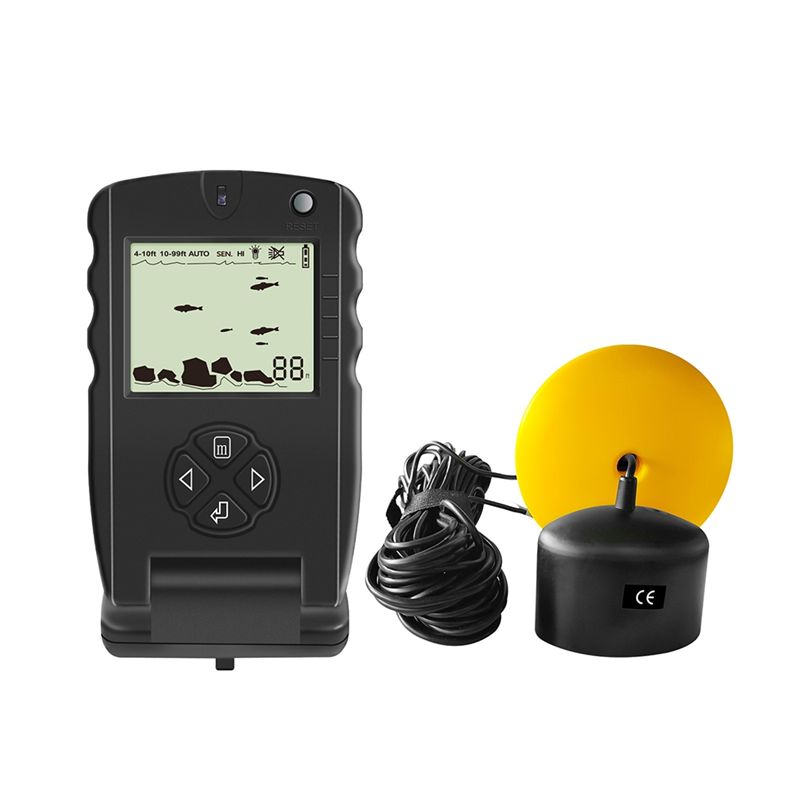 新しいポータブル魚群探知機、アイスフィッシングソナーエコーサ - Fish Finder Transducer のレビューと価格